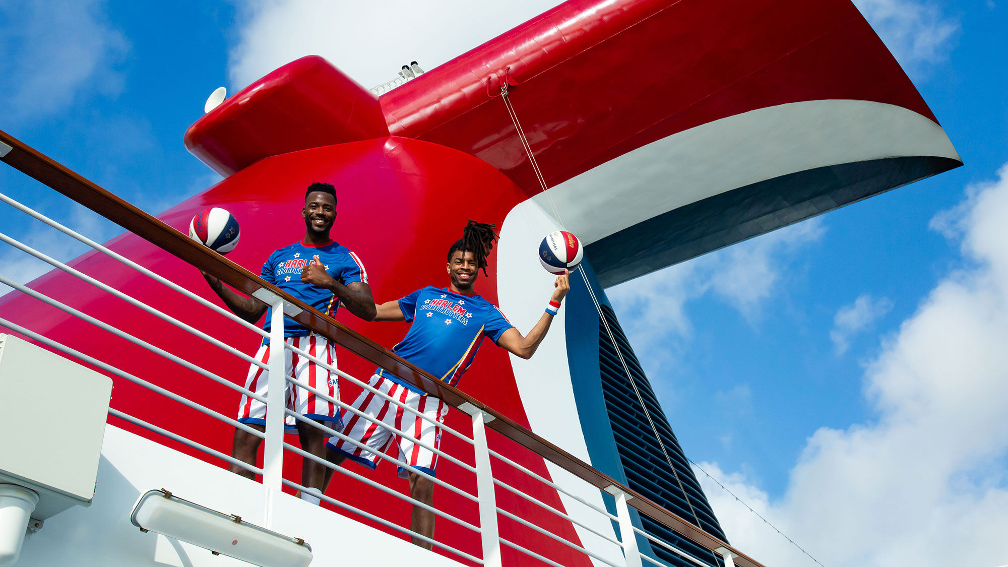 Carnival partners with Harlem Globetrotters