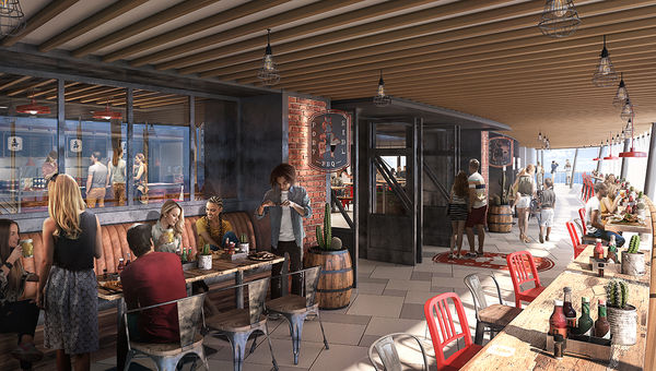 The Oasis of the Seas will get Royal Caribbean's first barbecue restaurant, Portside BBQ. The Oasis of the Seas will get Royal Caribbean's first barbecue restaurant, Portside BBQ.