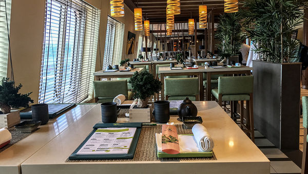 Bonsai Sushi on the Carnival Sunrise.