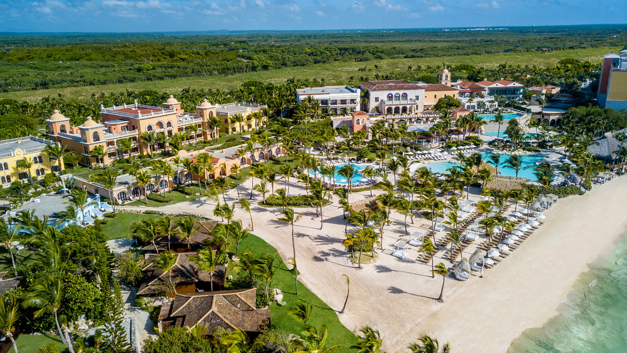 An aerial view of Sanctuary Cap Cana. The resort just put the finishing touches on a renovation.