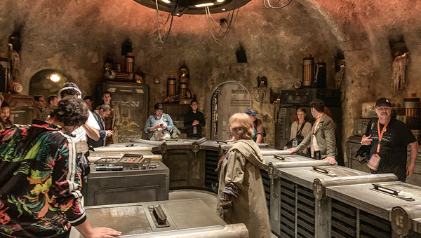 Savi's Workshop, where guests build their own lightsabers.