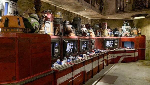 Part of the Droid Depot, where builders pick the basic pieces of their droids.