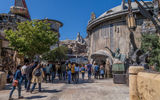 Set on Black Spire Outpost on the planet of Batuu in the Outer Rim of the Star Wars universe, Galaxy's Edge is Disney's largest single-themed land expansion.