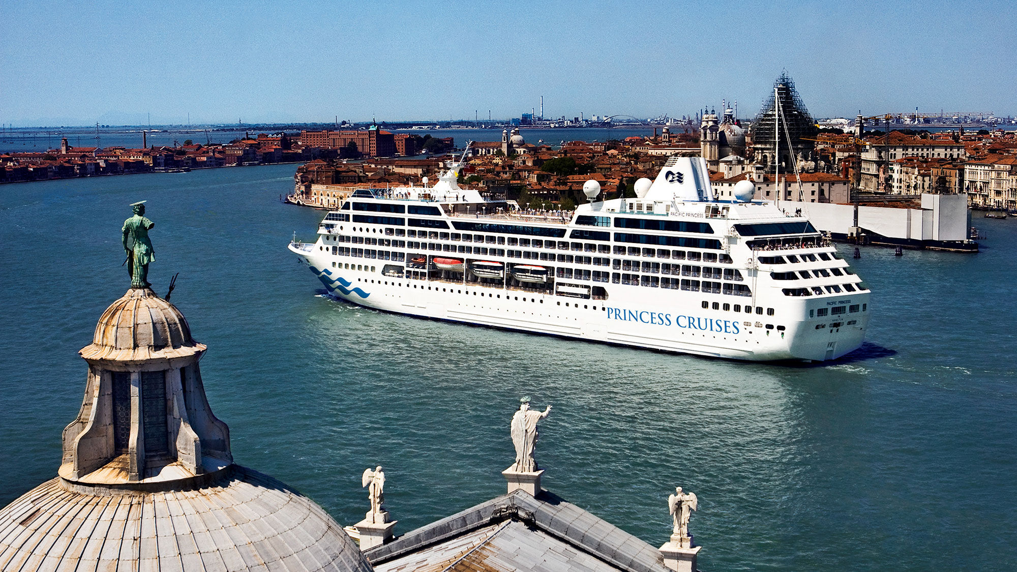 Princess Cruises' Pacific Princess in Venice.