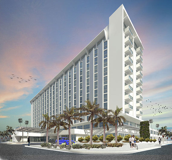 Rendering of the ROK Hotel in Kingston.