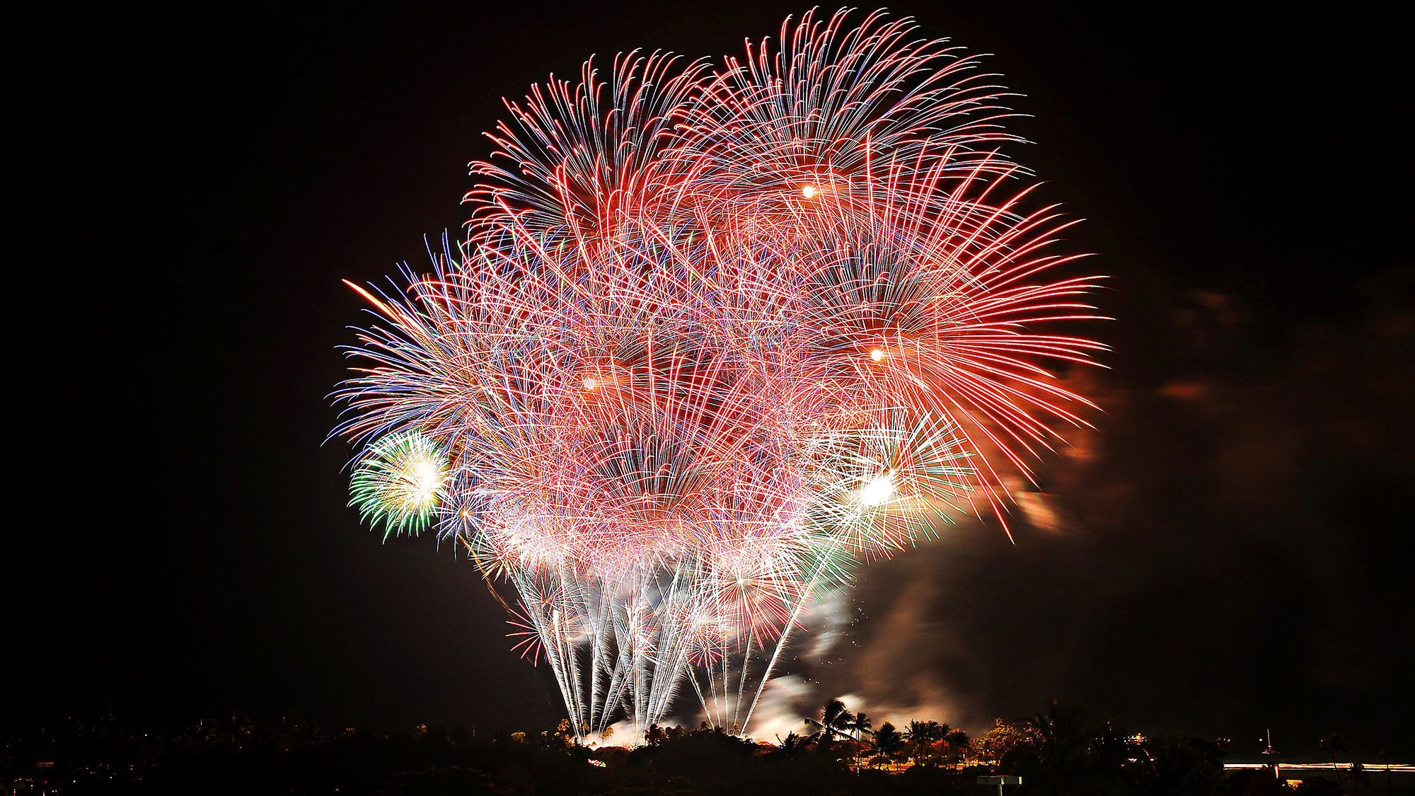The 28 year-old fireworks show at Ala Moana Beach Park has become one of the largest Independence Day celebrations in Hawaii.