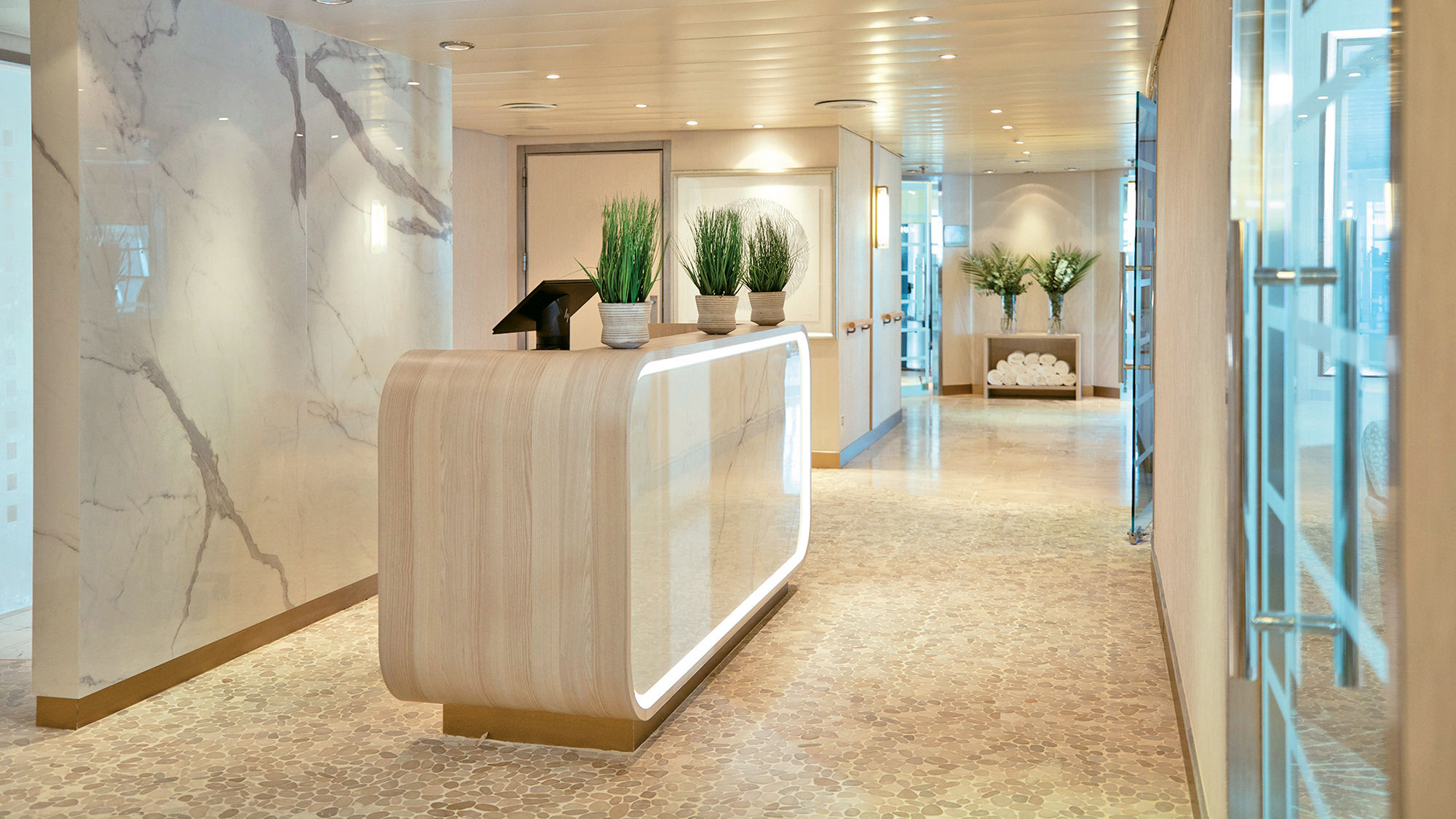 The spa on the Seven Seas Navigator was redesigned and updated.
