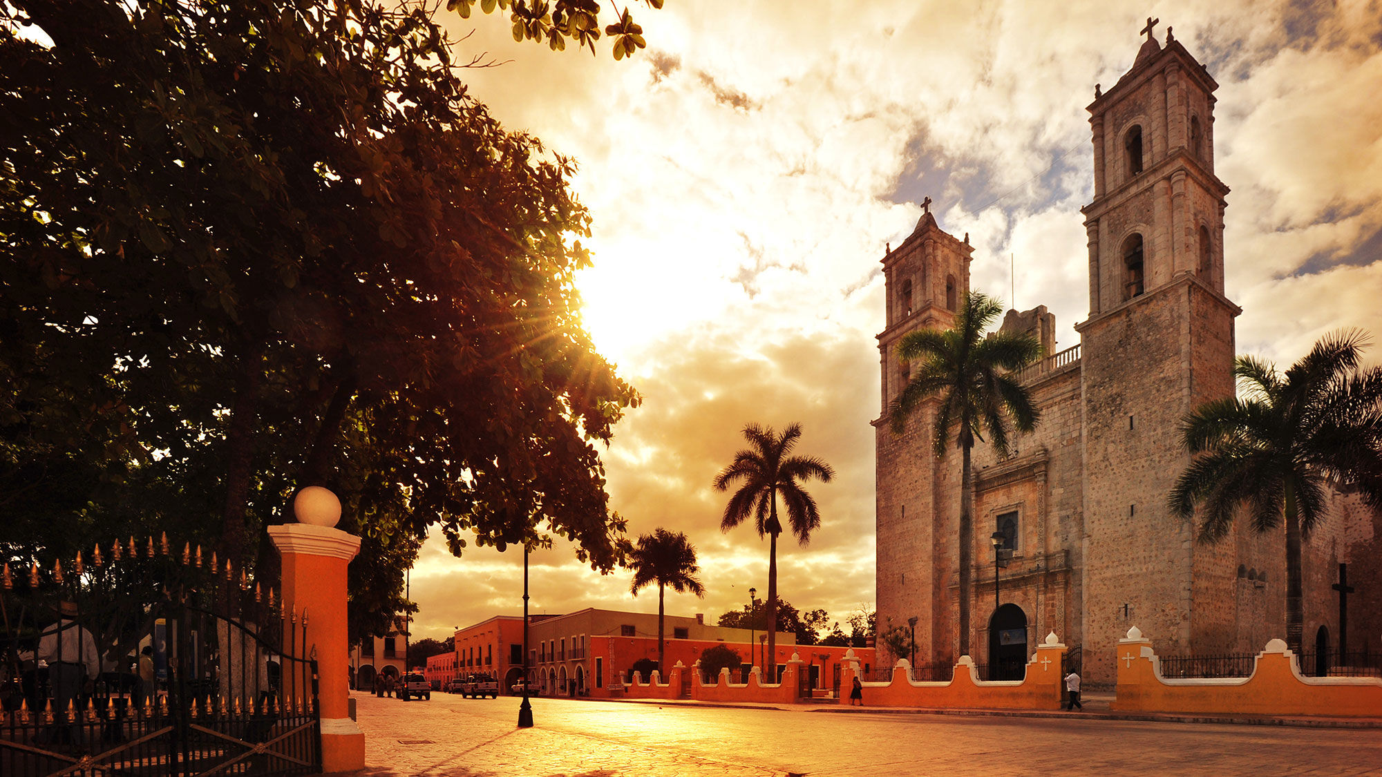 San Servacio Church in Valladolid, in the Mexican state of Yucatan.