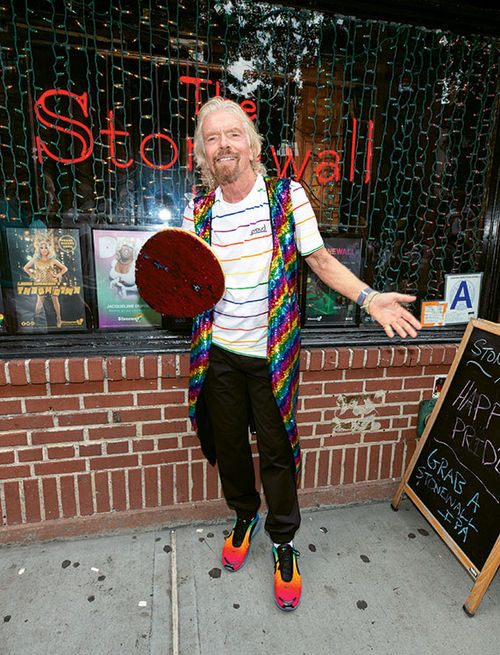 Richard Branson's NYC tour celebrates gay pride, Atlantis charter