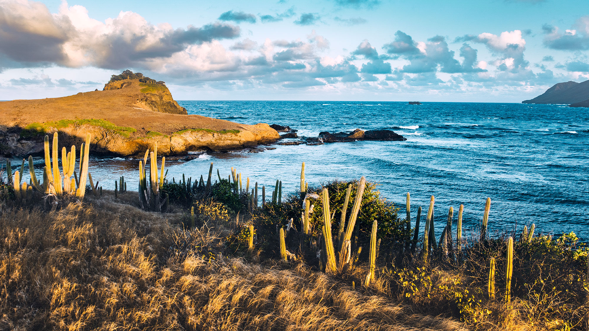 A golf resort community set for this site in northern St. Lucia.