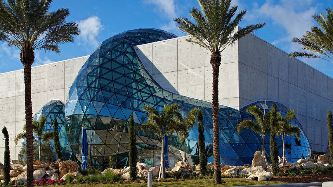 The Dali Museum in St. Petersburg features more than 60,000 square feet of exhibition space.
