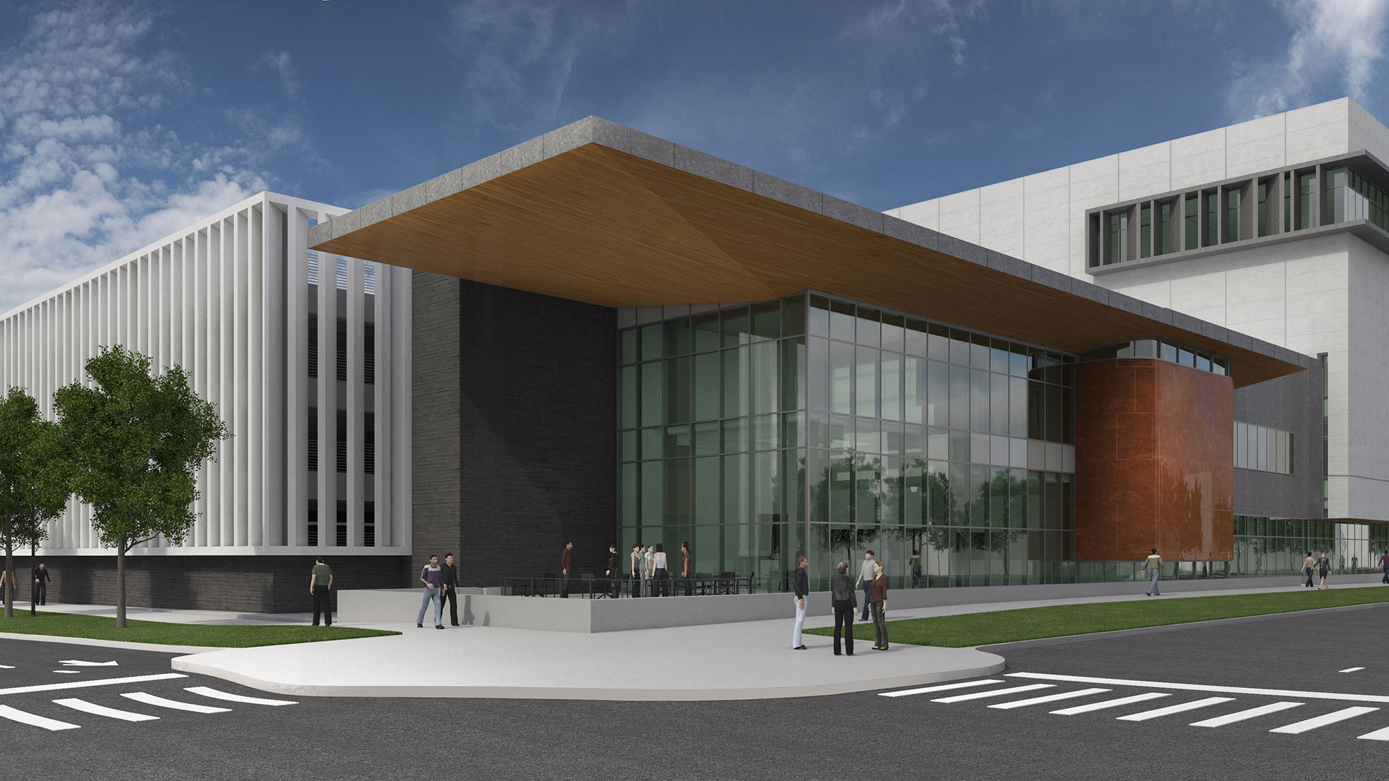 Rendering of the Museum of the American Arts and Crafts Movement, opening in December in St. Petersburg.