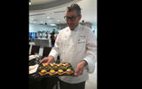 Regent Seven Seas Cruises held a culinary preview at the Eric Barale Culinary Center, part of the Miami headquarters of Apollo Group, which has long provided food and beverage services to Regent and Oceania Cruises. The event showcased some of the new menu items that will be appearing on the Seven Seas Splendor, which is scheduled to be delivered in February 2020. Regent senior culinary director Bernhard Klotz chose dishes that will be served in a number of the ship's restaurants, including the Compass Rose, Prime 7, Chartreuse and Pacific Rim.