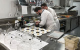 Chefs at the Apollo Group development kitchen in Miami prepare samples of cuisine being rolled out on the Seven Seas Splendor next February.
