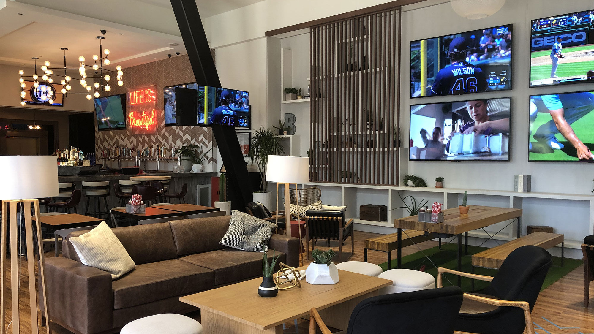 Beer Park at Paris Las Vegas was recently expanded to include a living-room element to the rooftop deck that overlooks the Strip.