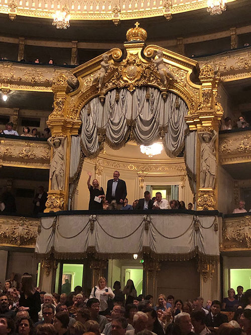 The Imperial box at the Mariinsky Theater, built in 1860. The Imperial box at the Mariinsky Theater, built in 1860.