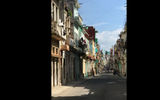 Empty streets in the old city.