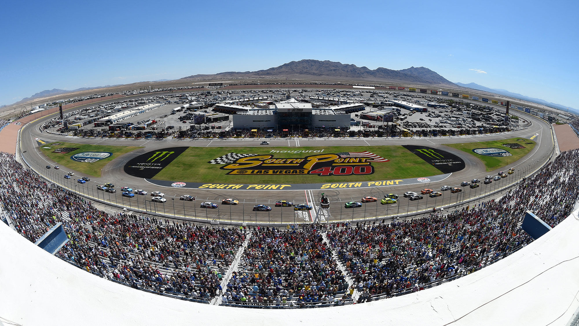 Brad Keselowski won the South Point 400 last year.