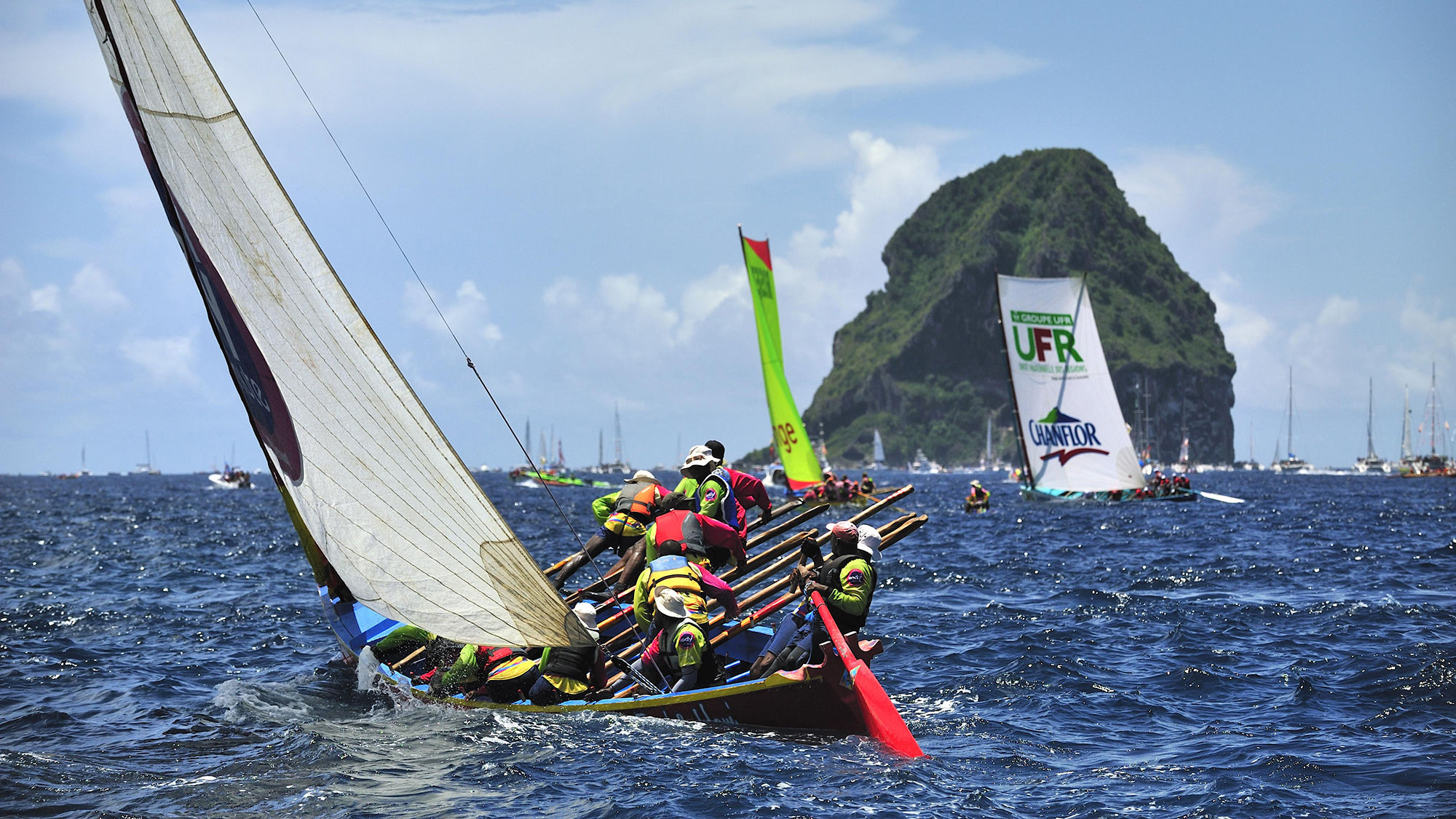 The wooden sailing vessel called a yole is the centerpiece of Martinique’s annual sailing regatta.