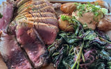 The signature dry-aged bone-in Tuna Ribeye at Showfish.