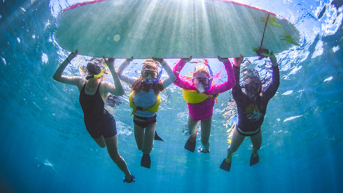 Camp programming includes a mix of games, boat and ocean information, mixed in with marine biology, culture and ocean stewardship.