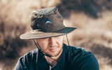 The River Hat, which comes in khaki, blue or dark olive, uses what Alchemi calls ''radiant barrier technology'' to block 99.8 percent of skin-damaging UV rays while reflecting 80 percent of the sun's heat.