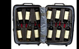 If you are not a wine lover or planning to become one, best move on; this product is not for you. Marketed for oenophiles, the VinGardeValise is equipped with closed foam-insert wine cavities that will hold a combination of wine bottles of almost any shape.