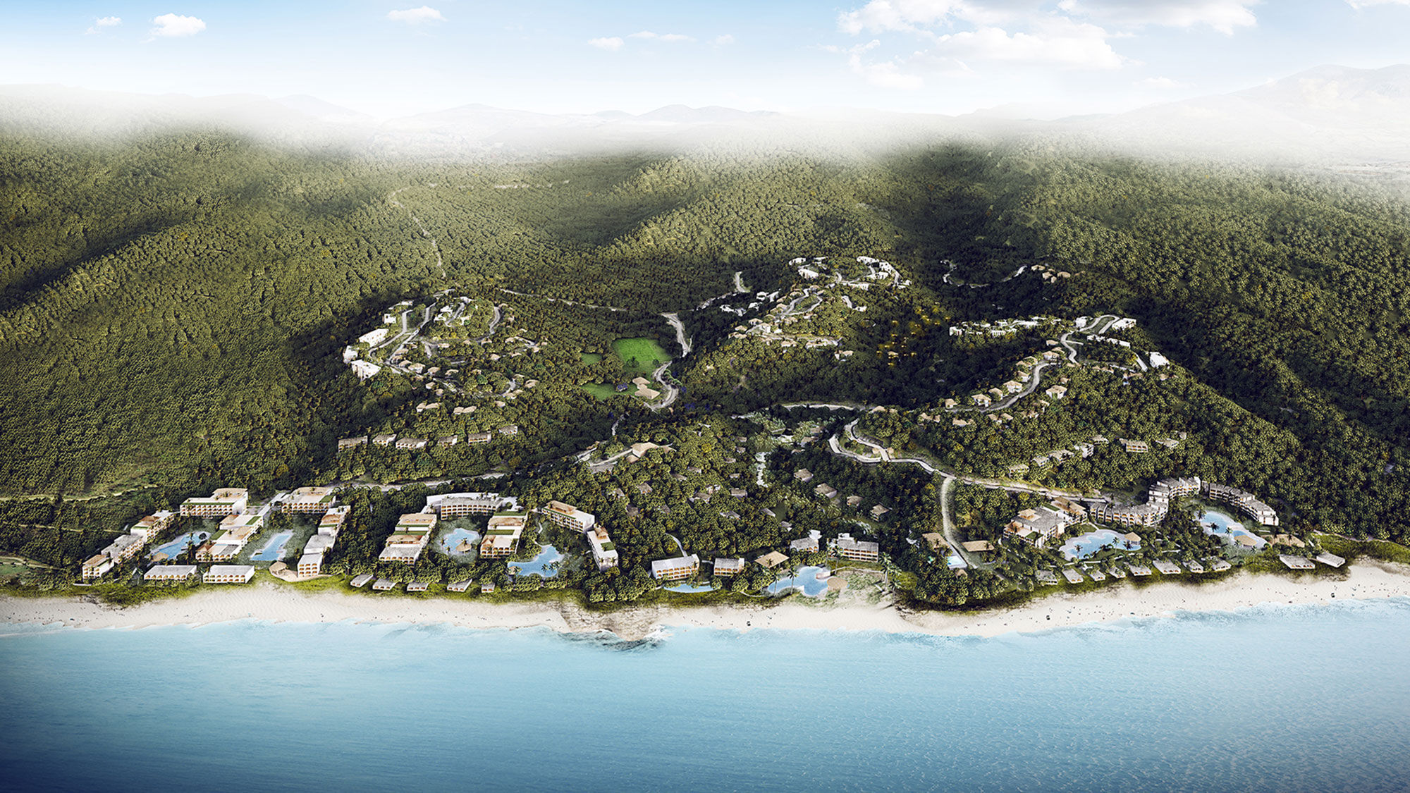 A rendering of NIA in Riviera Nayarit, Mexico, where Marriott International will have four all-inclusives.