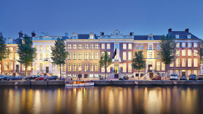 The Waldorf Astoria Amsterdam on the Herengracht.