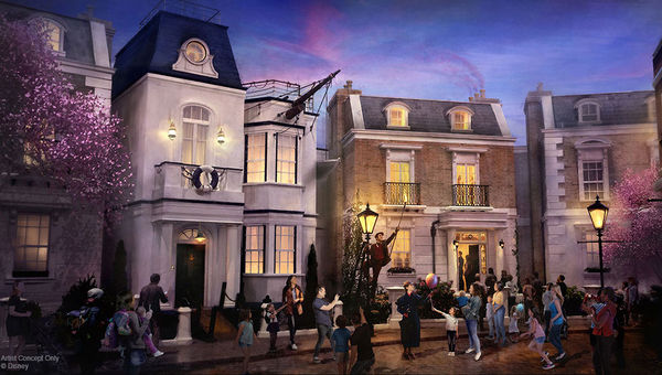In the United Kingdom pavilion, guests will experience an attraction inspired by Mary Poppins. In the United Kingdom pavilion, guests will experience an attraction inspired by Mary Poppins.