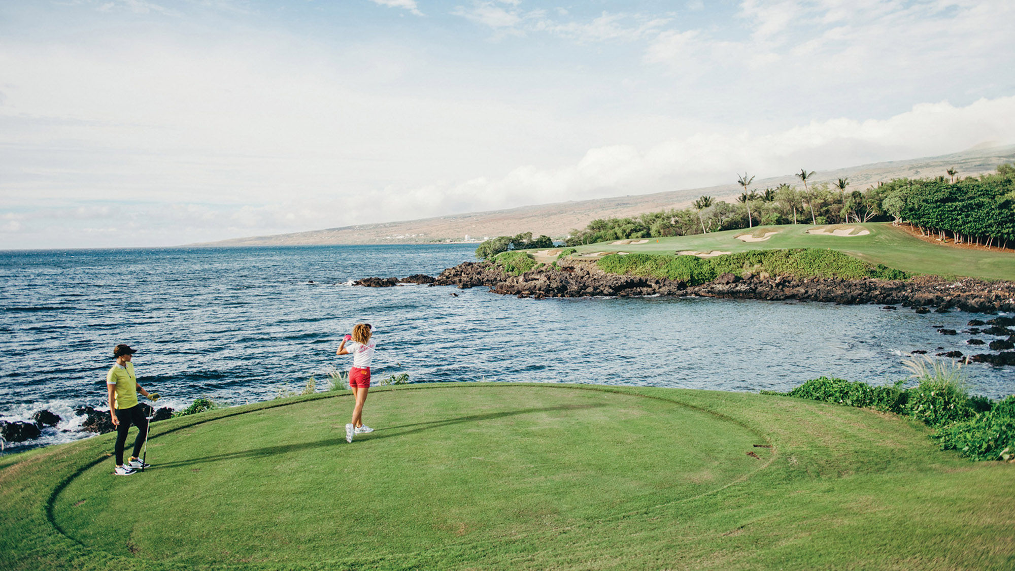 Hawaii has a handful of highly rated golf courses and the advantage of a climate that allows golf year-round.
