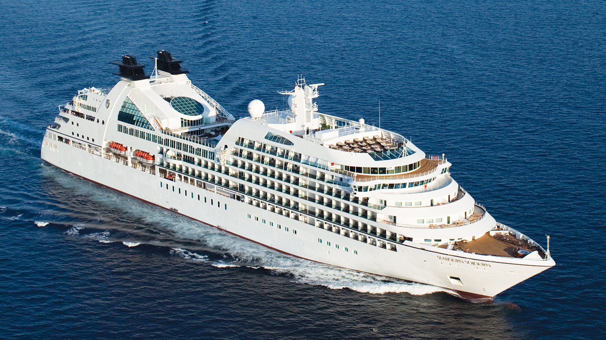 The Seabourn Sojurn, which will operate Seabourn Cruises' world cruise in 2020.