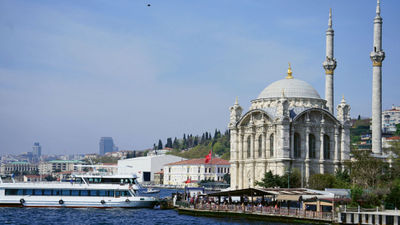 A mosque along the Bosporus, one of more than 2,500 in Istanbul.