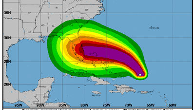 Bahamas on alert as Dorian moves closer