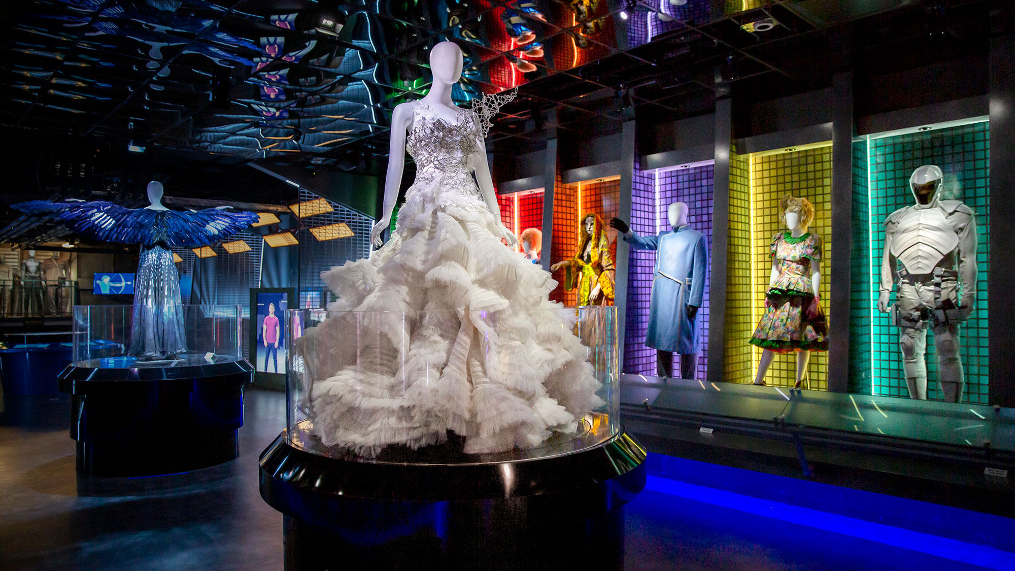 "The Hunger Games: The Exhibition" at MGM Grand features many costumes worn in the movies as well as an interactive archery training experience.