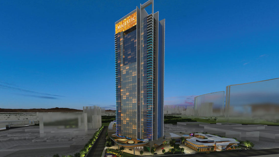 A rendering of the Majestic Las Vegas.