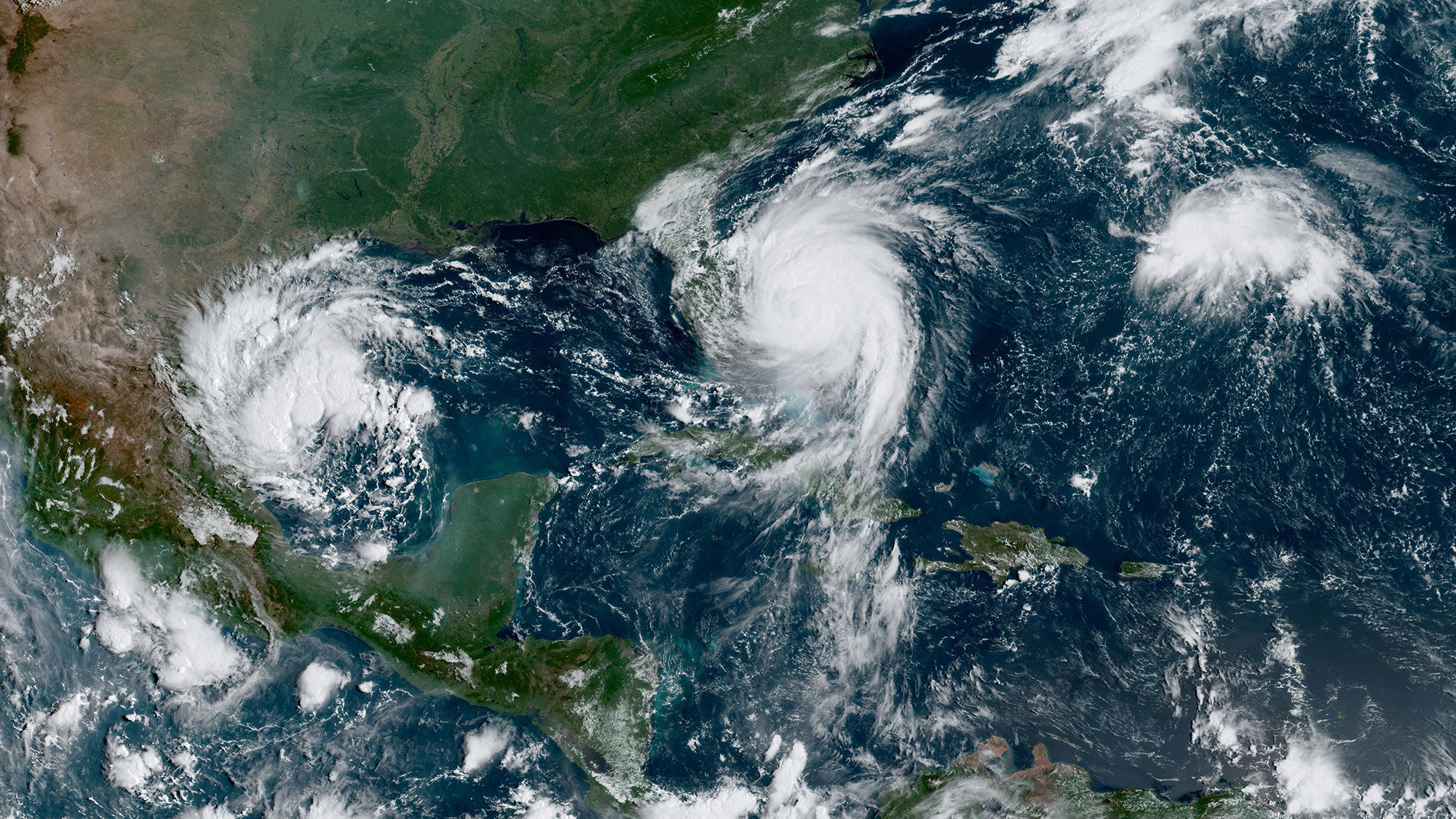 NOAA satellite image of Dorian taken 9/4/19.