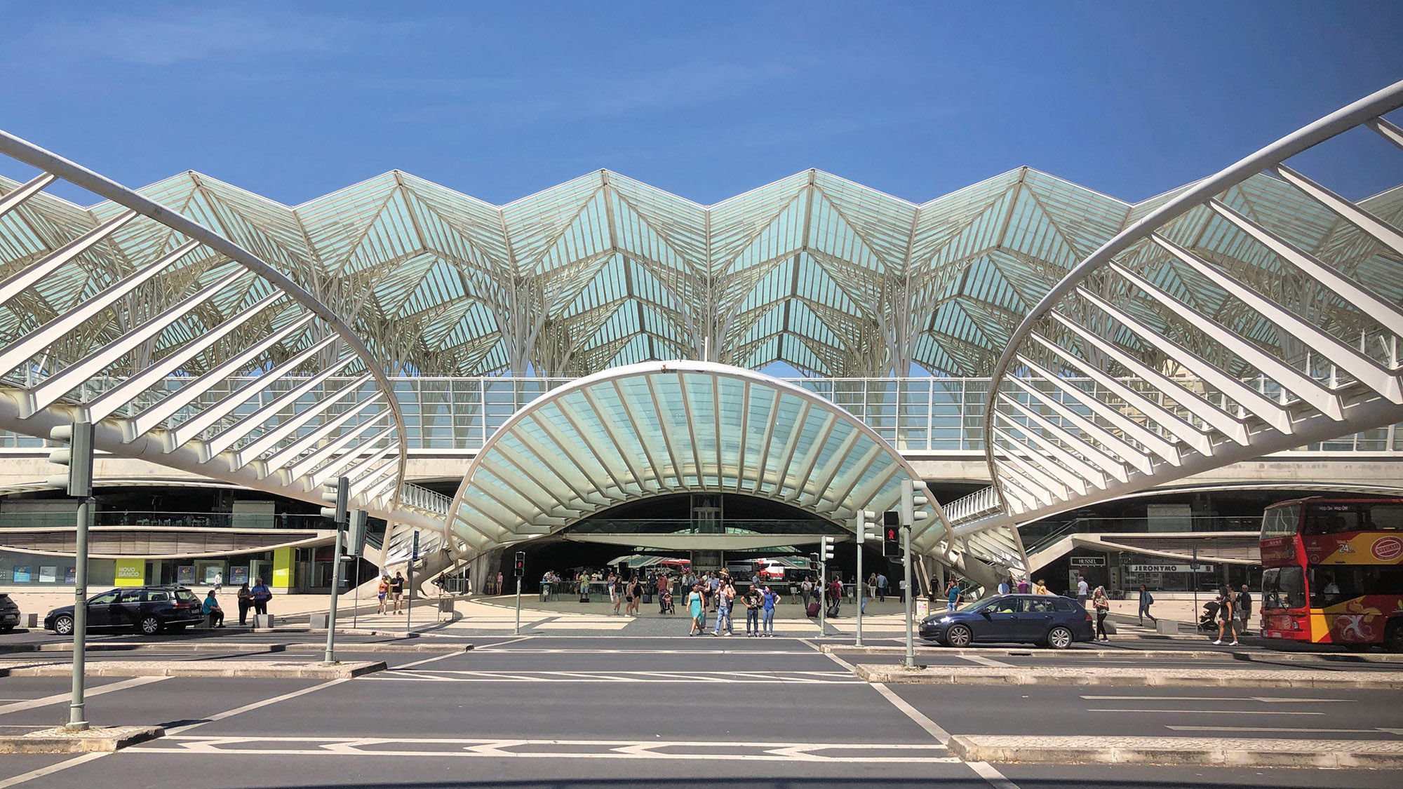 The Oriente Station in Lisbon was rebuilt by Santiago Calatrava for the Expo 98 World’s Fair.