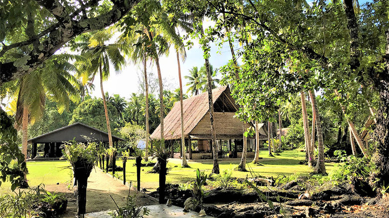 As travelers are going farther afield to avoid crowds and find unspoiled beauty, the Solomon Islands is preparing for their arrival. The view greeting visitors as they step off the pier at Tavanipupu, the Solomon Island's most upscale resort.