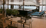 The Yacht Club on the Scenic Eclipse is both a casual indoor-outdoor eatery and the site of the main pool.