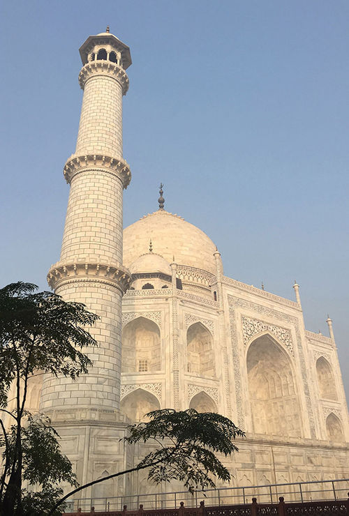 The Taj Mahal in Agra is a must-see for first-time travelers to India. The Taj Mahal in Agra is a must-see for first-time travelers to India.