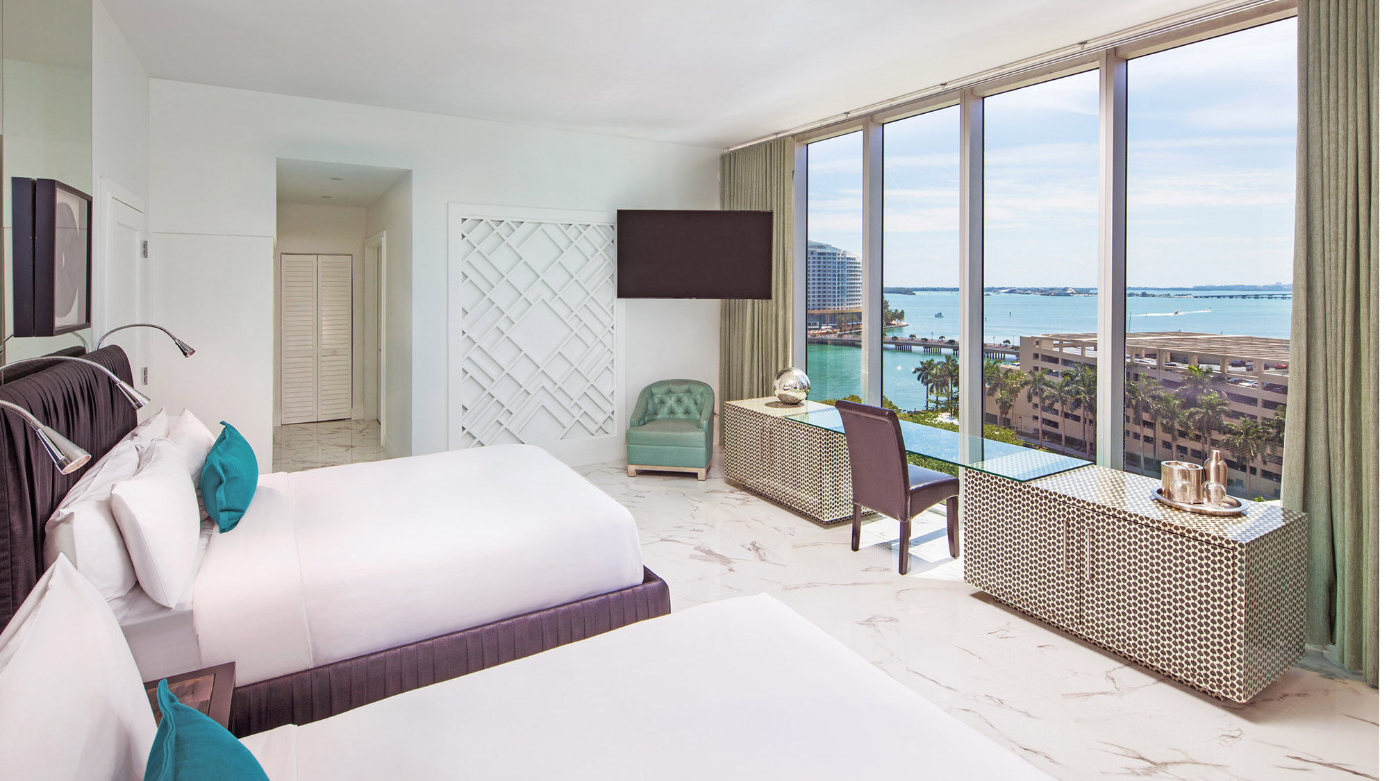 A Wow Suite at the W Miami in the city’s Brickell neighborhood.
