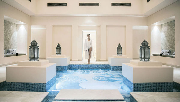 The Talise Spa at the resort, which Jumeirah touts as a destination in and of itself. The Talise Spa at the resort, which Jumeirah touts as a destination in and of itself.