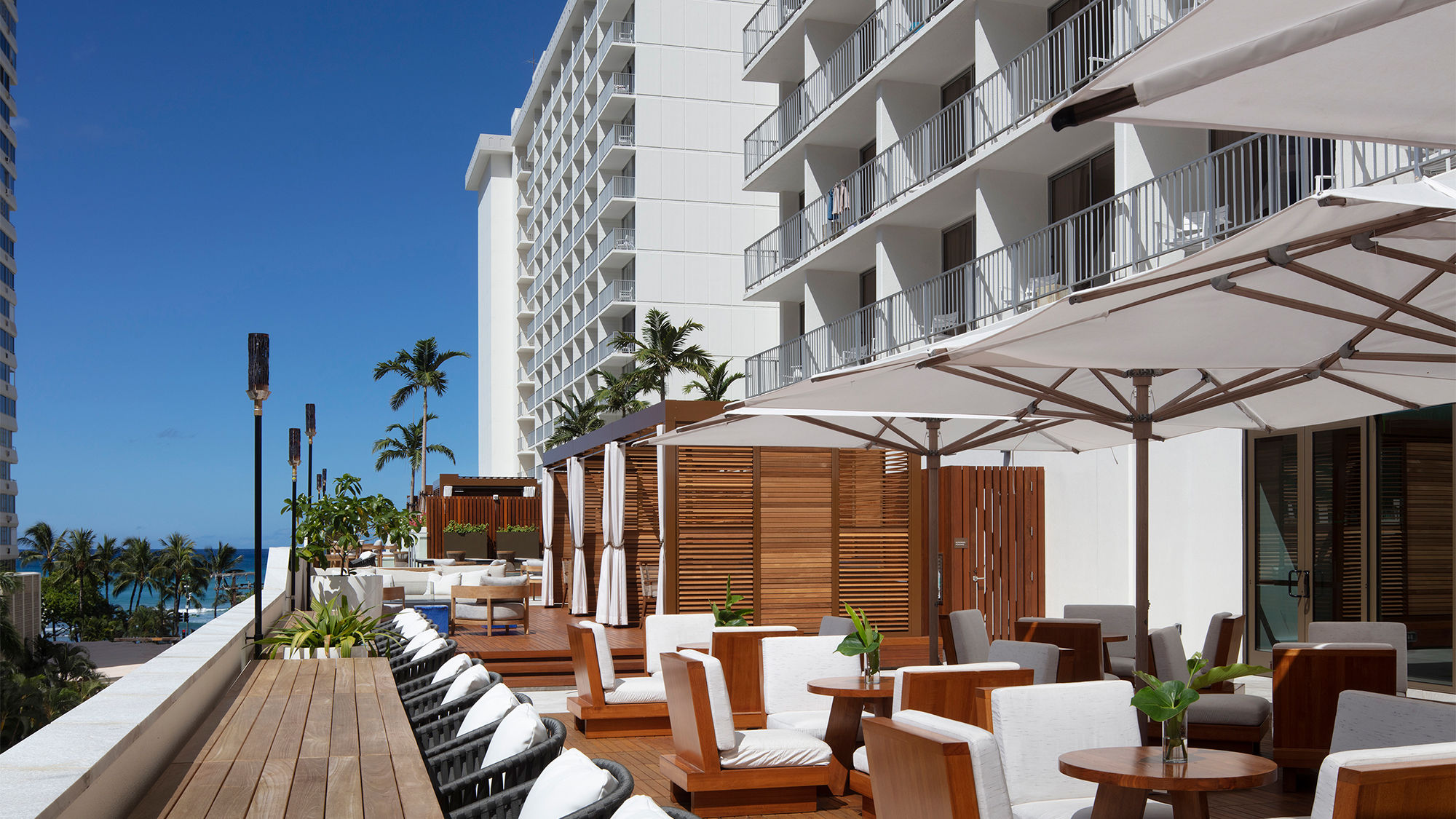 Alohilani Resort Waikiki Beach's new Longboard Club offers exclusive cabanas along with special food and other experiences.