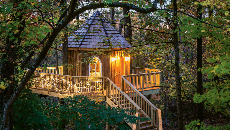 The Nest treehouse at the Mohicans resort.