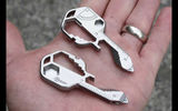 The Geekey multi-tool has it all, from a wire stripper to a bottle opener to an assortment of screw driver heads, while remarkably being less than 3 inches long and weighing about three-quarters of an ounce.