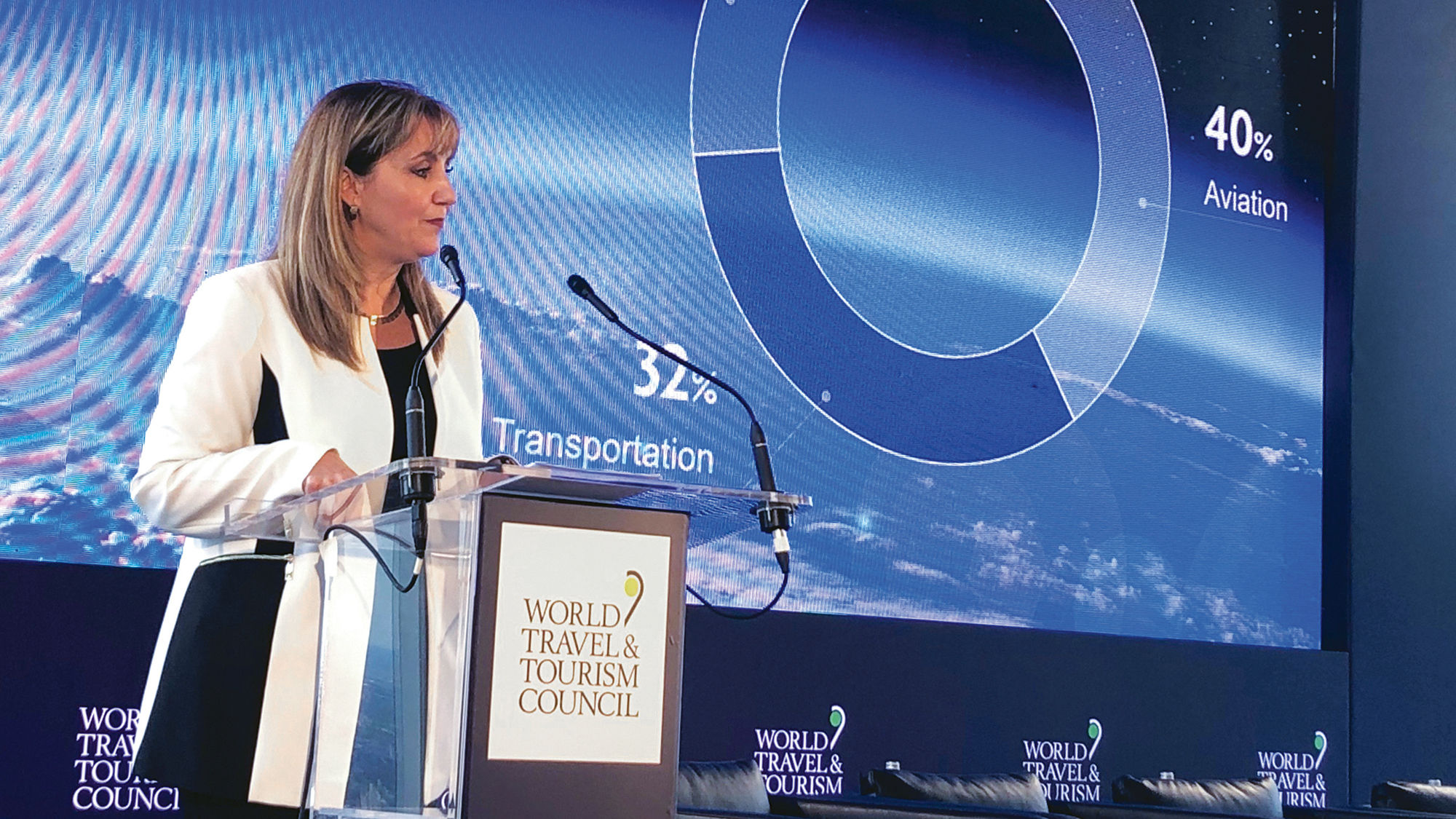 World Travel & Tourism Council CEO Gloria Guevara said that while many travel companies are on the forefront of sustainability, others need to catch up.