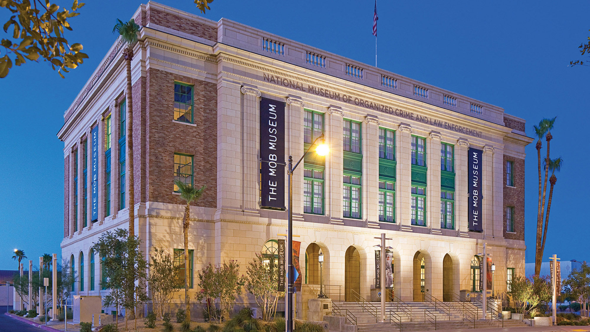 The Mob Museum is housed at an imposing former courthouse built in the 1930s.