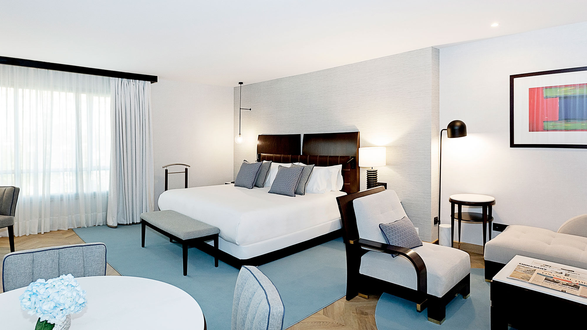 One of the 33 suites at the Hyatt Regency Hesperia Madrid.