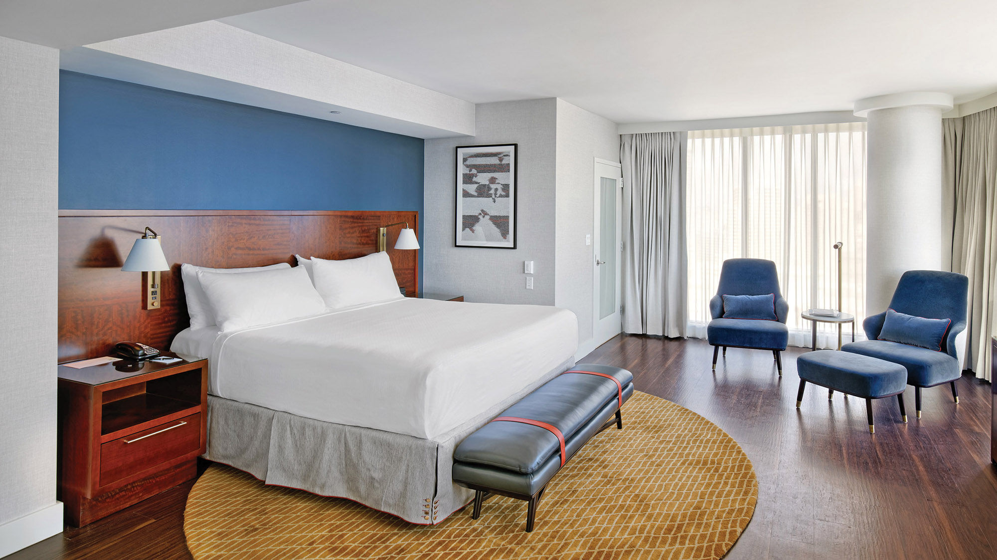 One of the 14 suites at the InterContinental San Francisco.